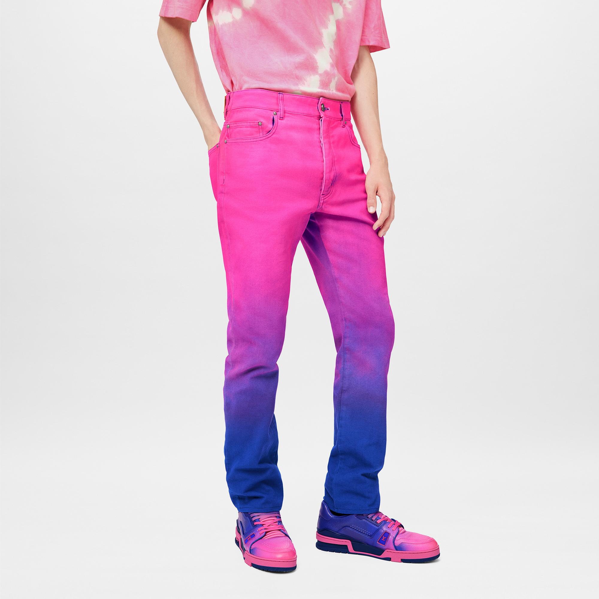 Gradient Denim Trousers - Ready-to-Wear 