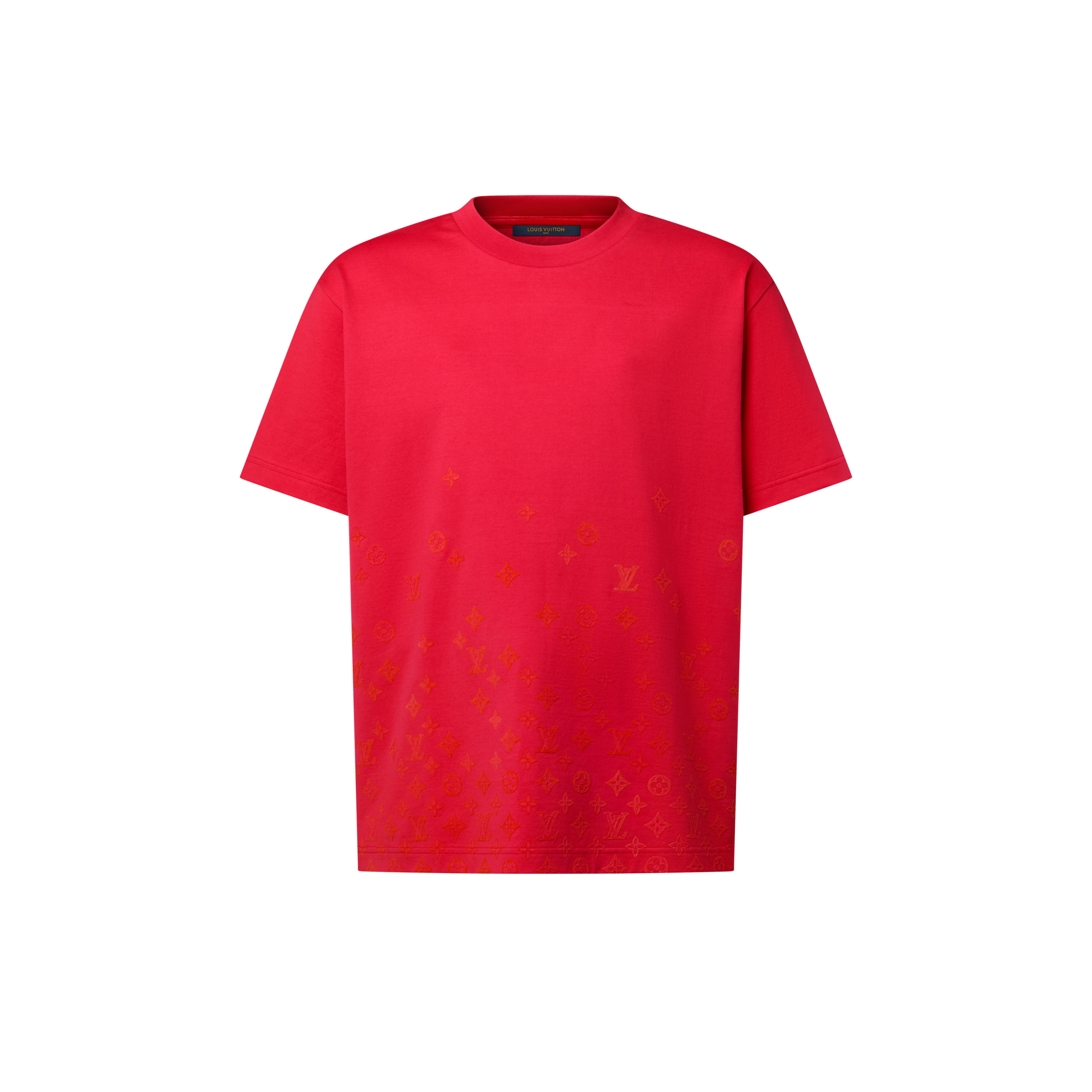 Gradient Signature Flock Print T-Shirt - Ready-to-Wear | LOUIS VUITTON