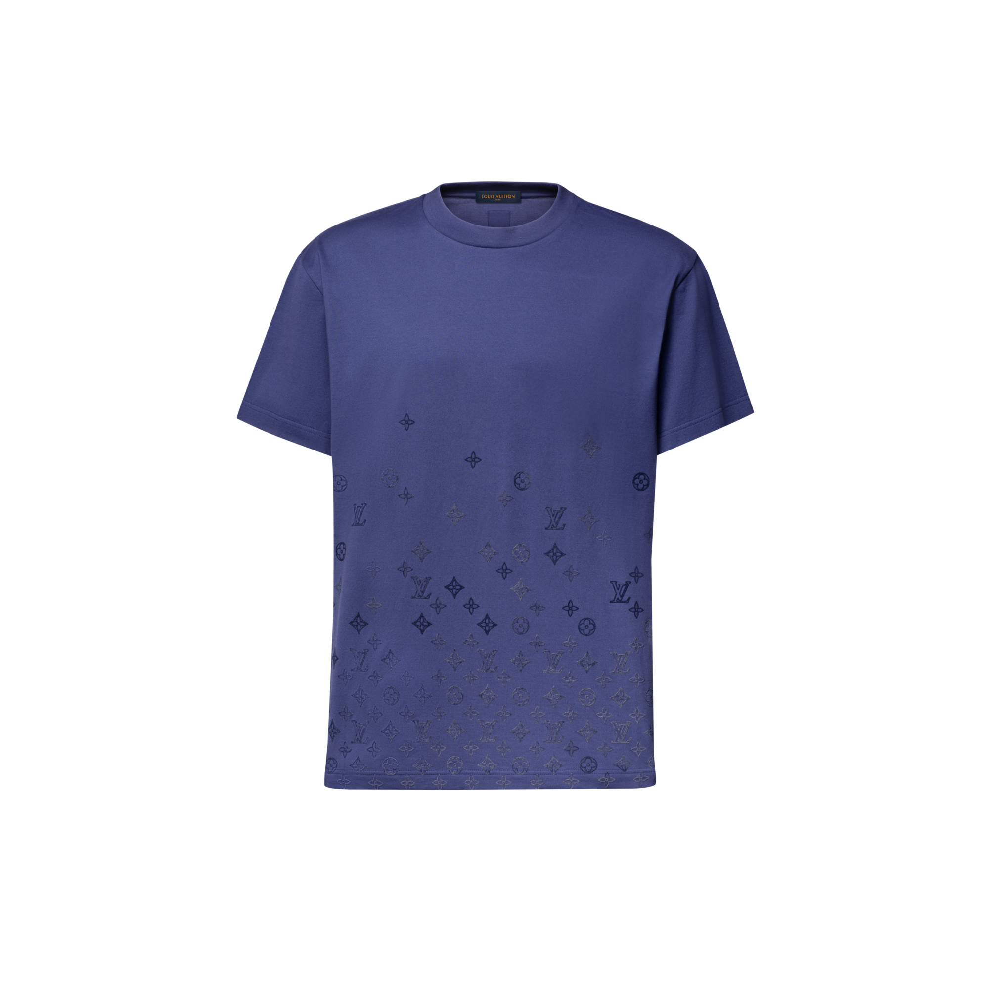 Gradient Signature Flock Print T-Shirt - Ready-to-Wear | LOUIS VUITTON