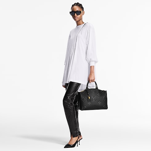 Grand Palais Tote Bag Monogram Empreinte Leather in Women's Handbags Handbags collections by Louis Vuitton (Product zoom)