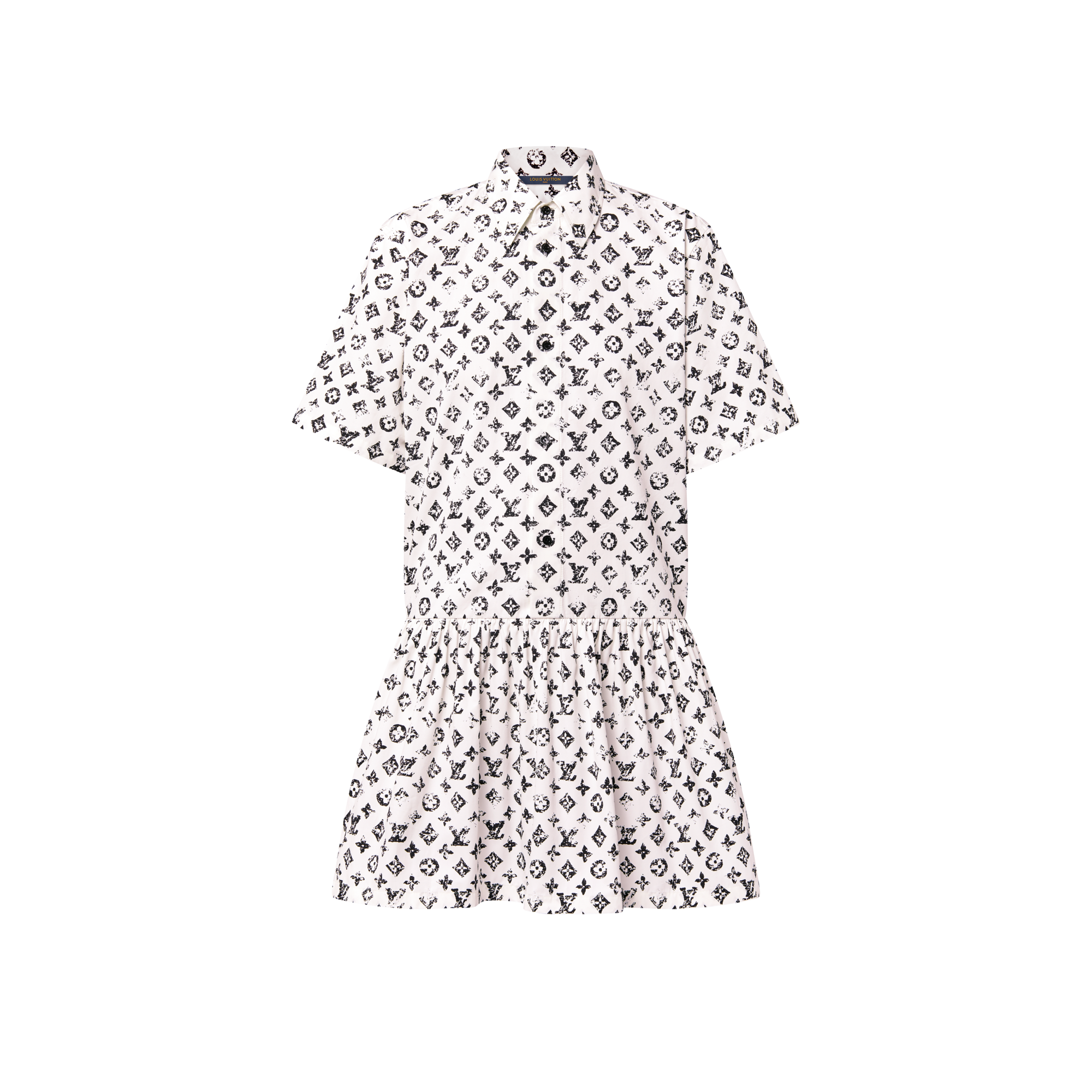 Graphic Monogram Shirt Dress  in Women