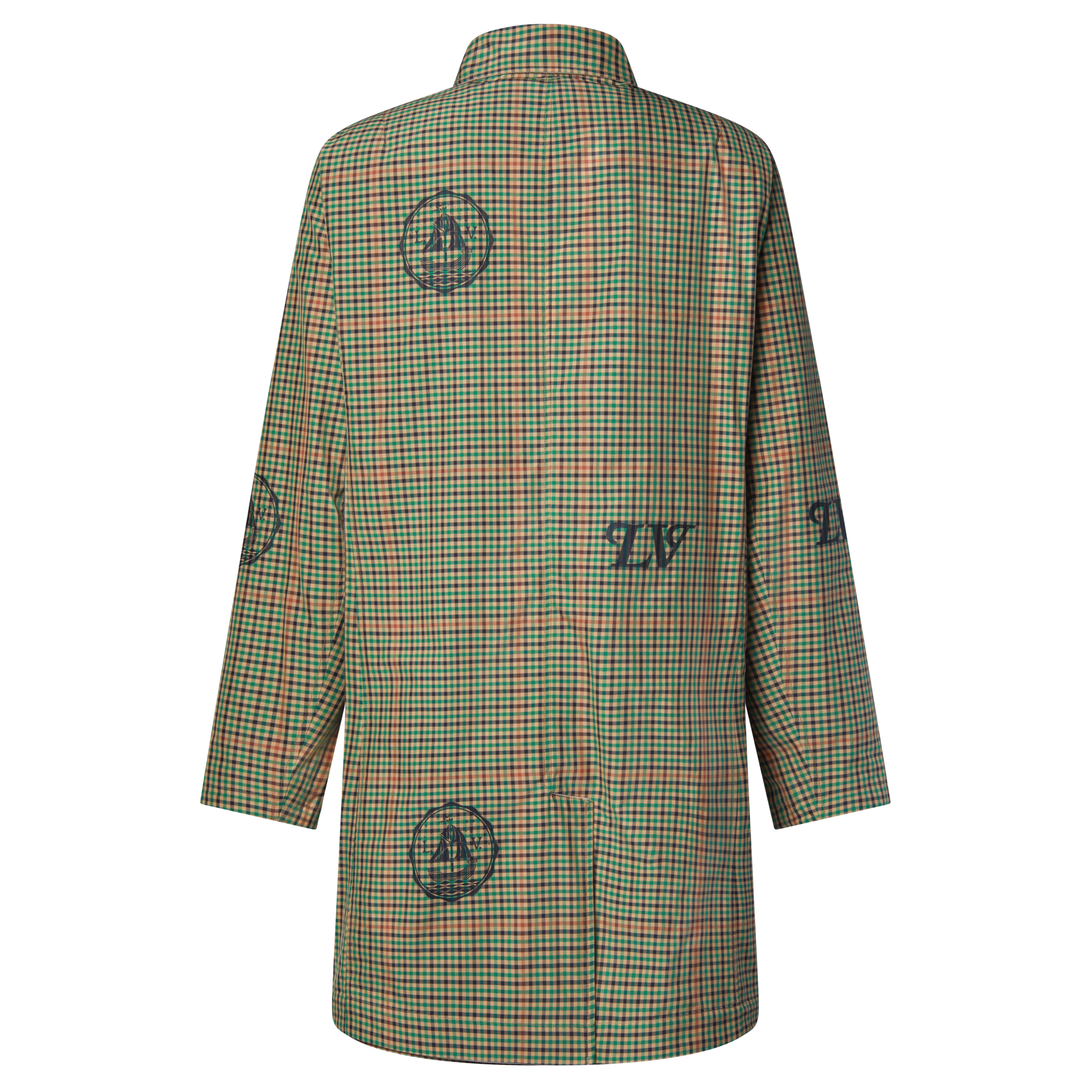Graphic Reversible Raincoat  in Men
