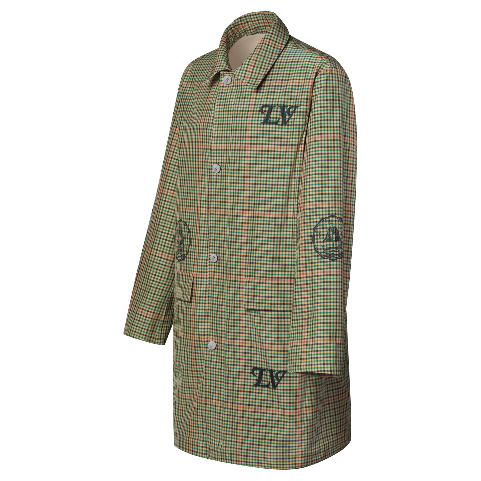 Graphic Reversible Raincoat  in Men