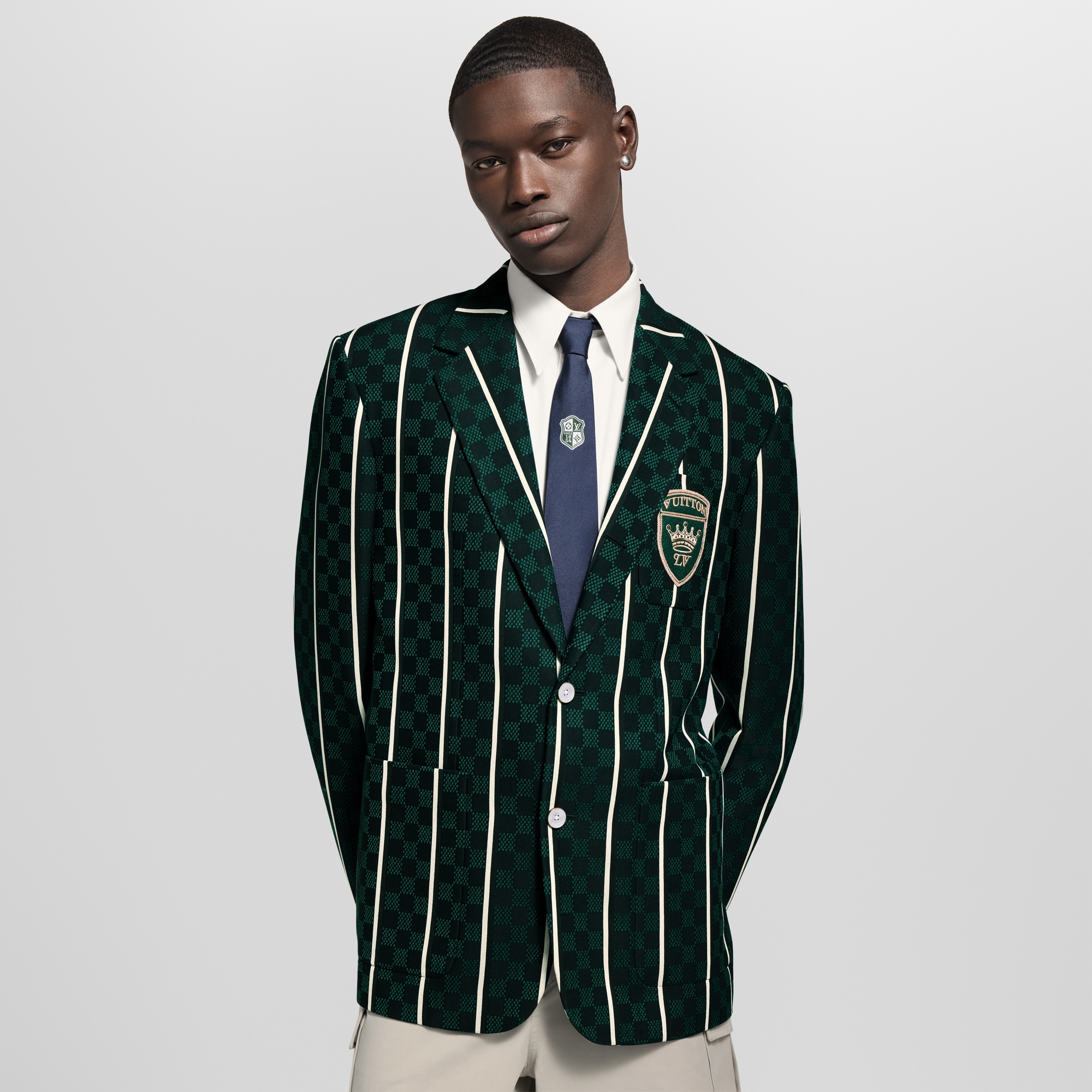 Graphic Tailored Single-Breasted City Jacket  in Men