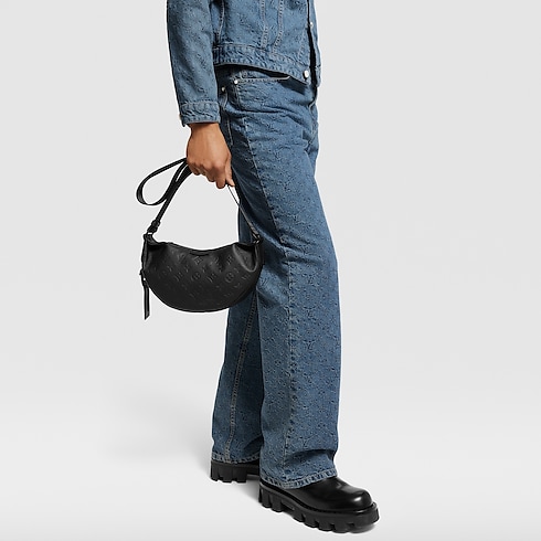 Hamac Bag PM Monogram Shadow Leather in Bags and Small Leather Goods's Men Bags Newness collections by Louis Vuitton (Product zoom)