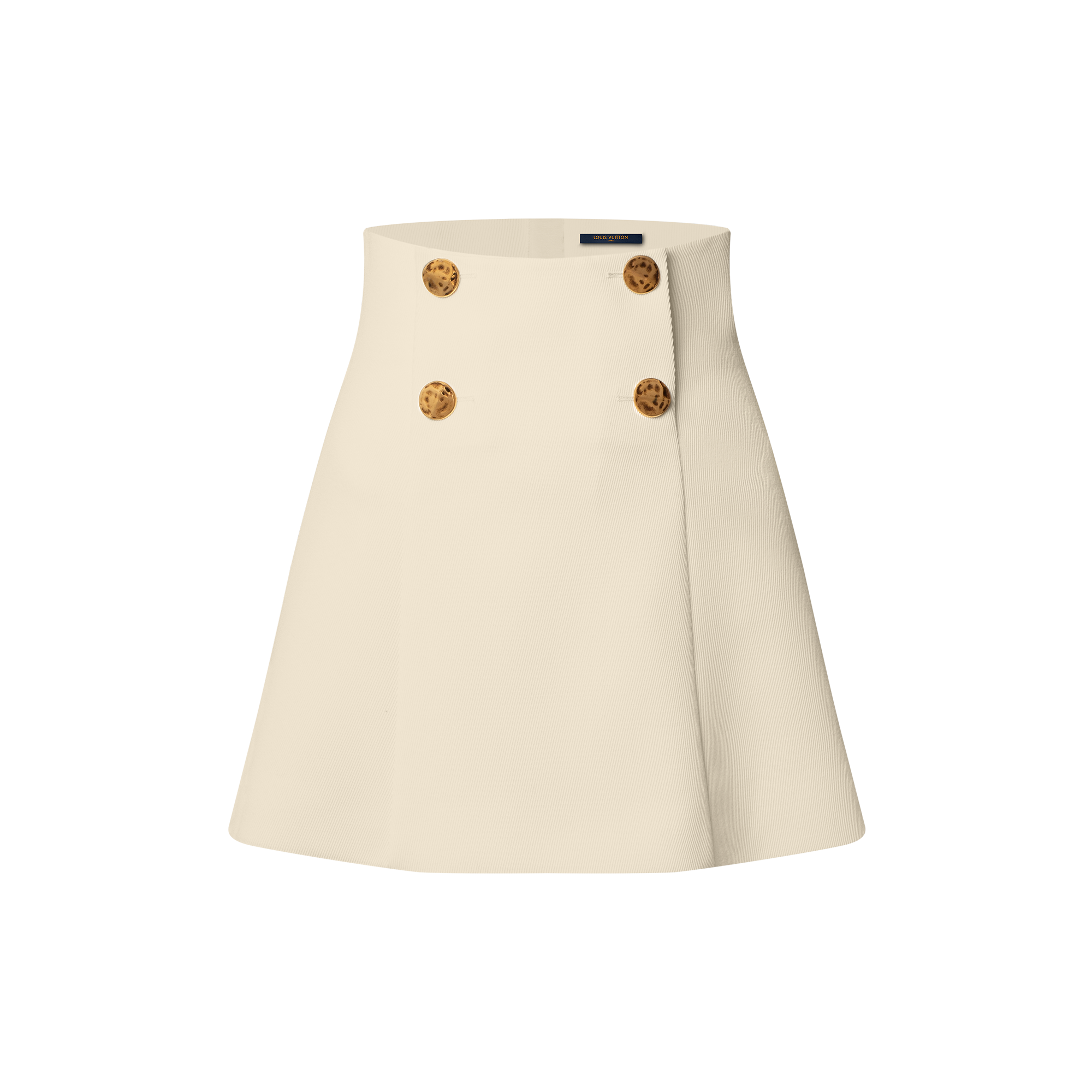 Hammered Button Skirt  in Women