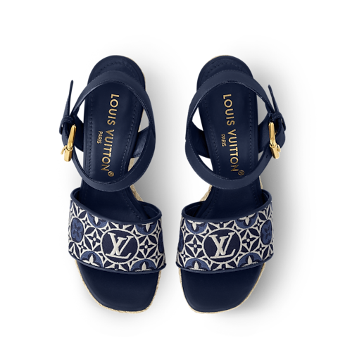 Helios Wedge Espadrille in Women's Shoes Sandals and Espadrilles collections by Louis Vuitton (Product zoom)