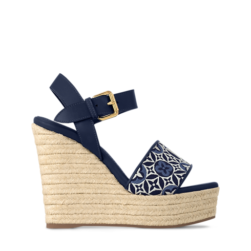 Helios Wedge Espadrille in Women's Shoes Sandals and Espadrilles collections by Louis Vuitton (Product zoom)