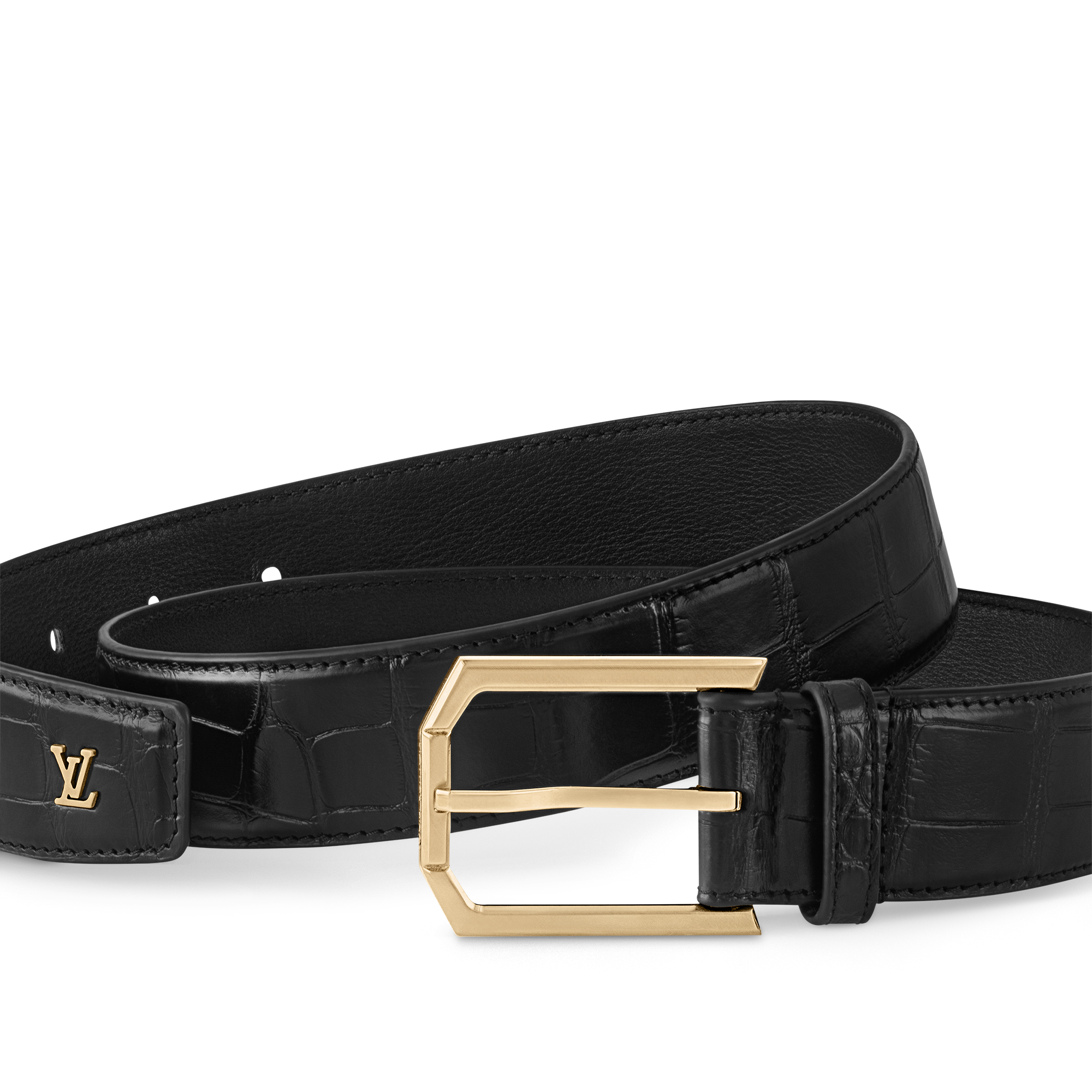 Heritage 35mm Belt Crocodilien Matte in Men