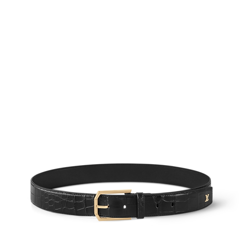 Heritage 35mm Belt Crocodilien Matte in Men's Accessories Belts collections by Louis Vuitton (Product zoom)