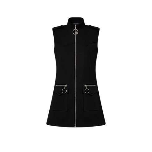 High Collar Zip-Up Dress in Women's Ready-to-Wear Dresses collections by Louis Vuitton (Product zoom)