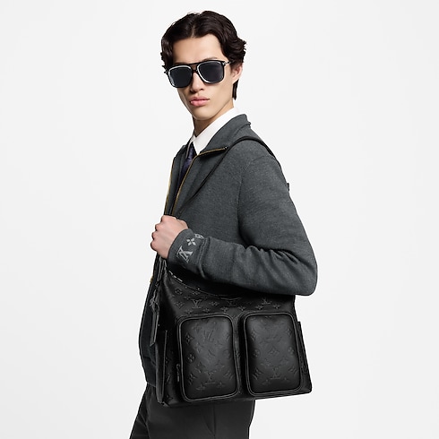 Hobo Cargo Monogram Shadow Leather in Bags and Small Leather Goods's Women Bags New In collections by Louis Vuitton (Product zoom)