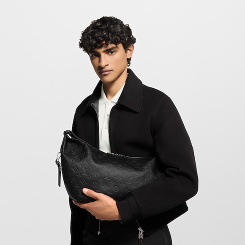 Hobo Hamac Bag Monogram Shadow Leather in Bags and Small Leather Goods's Women Bags New In collections by Louis Vuitton (Product zoom)