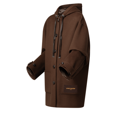 Hooded Button-Up Coat in Women's Ready-to-Wear Coats and Jackets collections by Louis Vuitton (Product zoom)