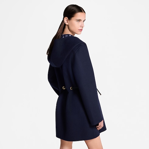 Hooded Drawstring Wrap Coat in Women's Ready-to-Wear Coats and Jackets collections by Louis Vuitton (Product zoom)