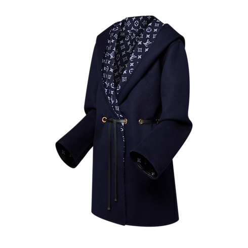 Hooded Drawstring Wrap Coat in Women's Ready-to-Wear Coats and Jackets collections by Louis Vuitton (Product zoom)