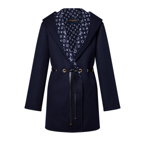 Hooded Drawstring Wrap Coat in Women's Ready-to-Wear Coats and Jackets collections by Louis Vuitton (Product zoom)