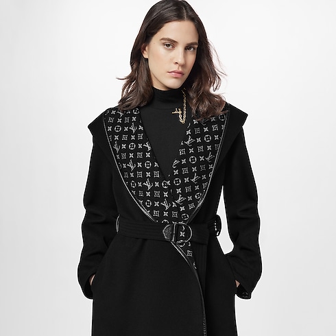 Hooded Wrap Coat in Women's Ready-to-Wear Coats and Jackets collections by Louis Vuitton (Product zoom)