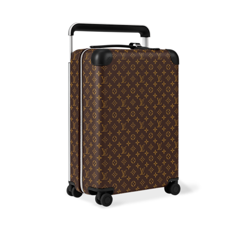 Horizon 55 Monogram Macassar Canvas in Men's Travel Rolling Luggage collections by Louis Vuitton (Product zoom)