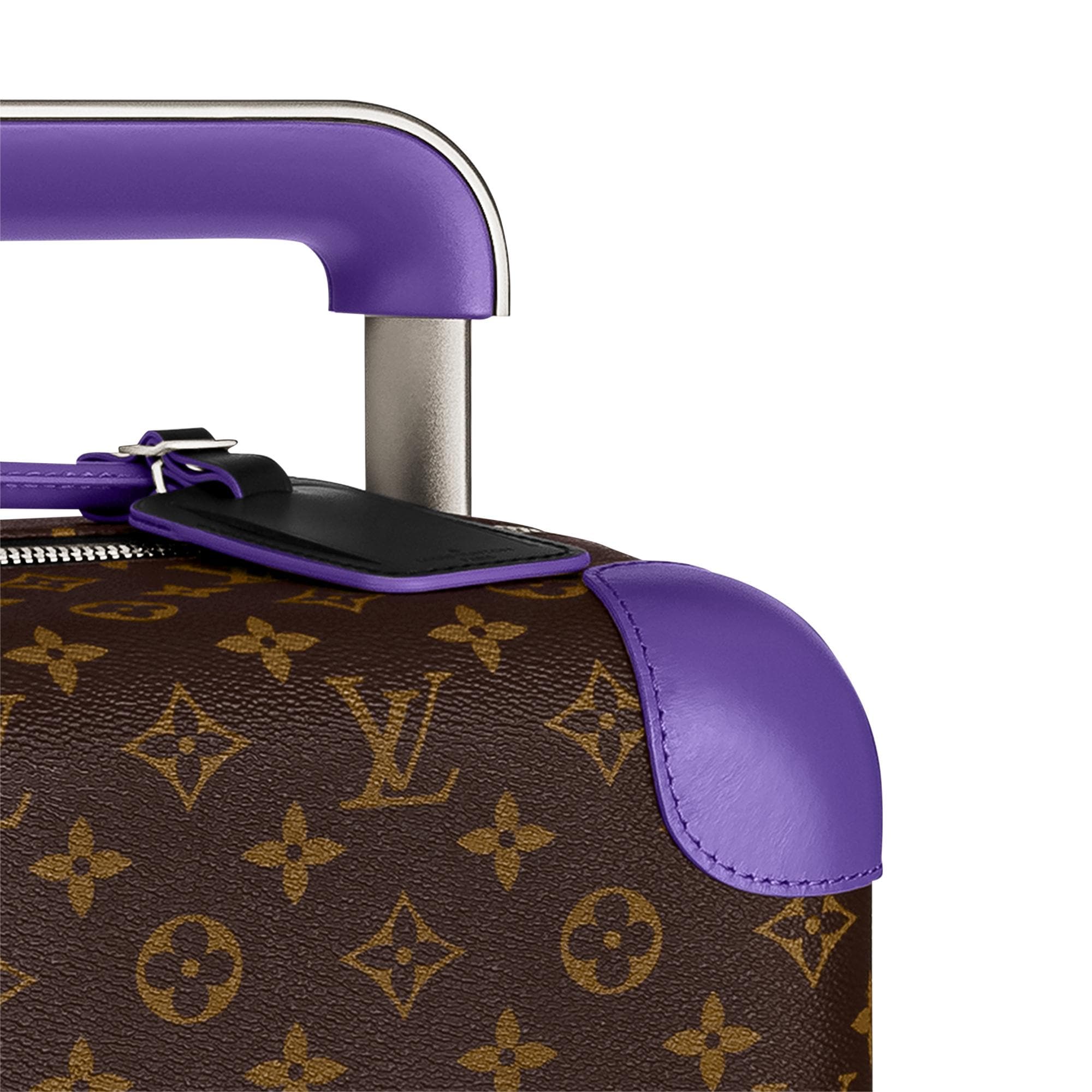 purple louis vuitton luggage