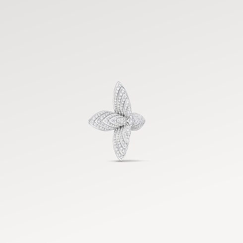 Idylle Blossom Brooch, White Gold & Diamonds in Les Extraordinaires's Jewellery Others collections by Louis Vuitton (Product zoom)