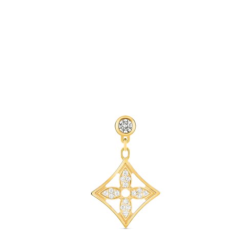 Idylle Blossom Ear Stud, Yellow Gold And Diamonds - Per Unit in Jewellery's Categories Earrings collections by Louis Vuitton (Product zoom)