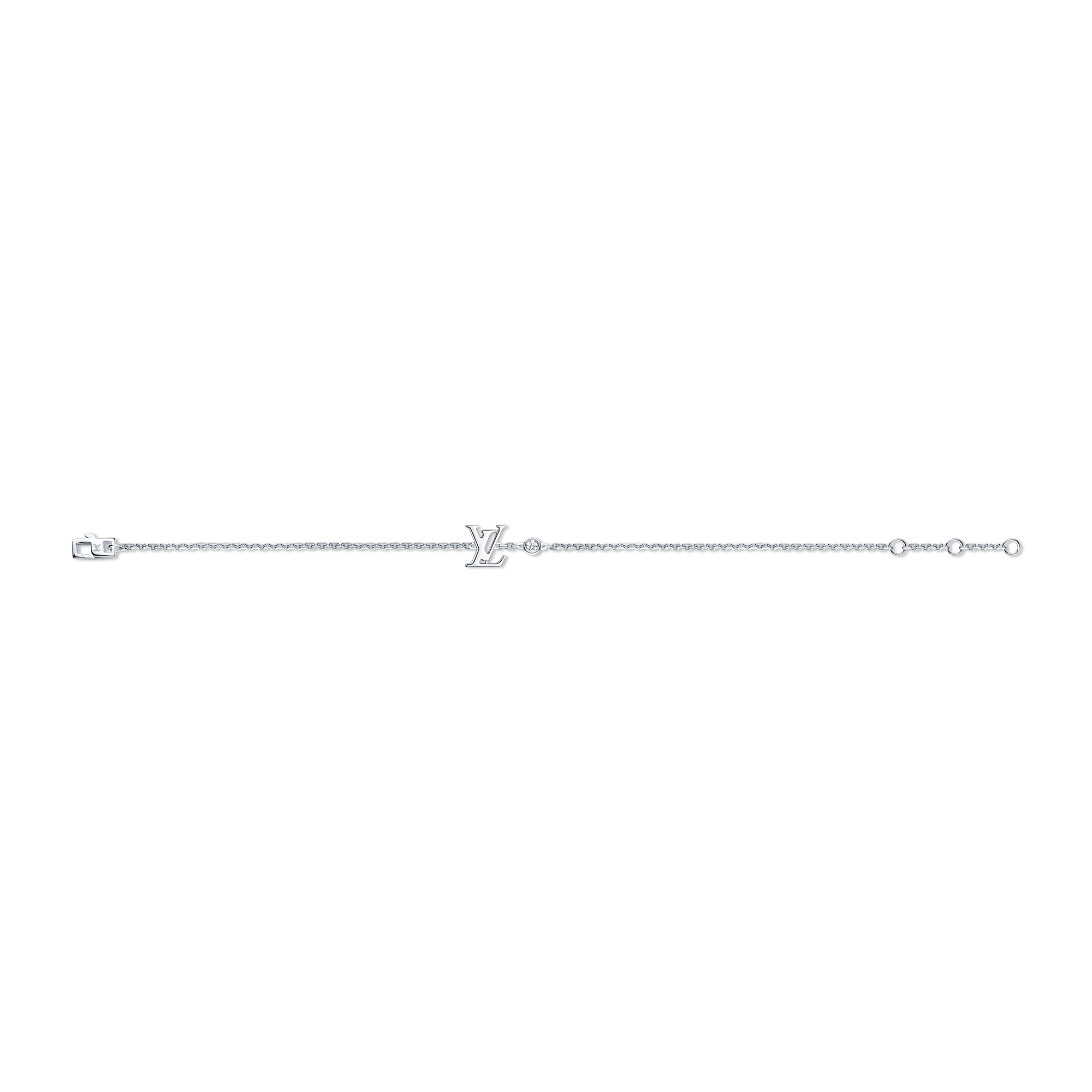 Idylle Blossom Lv Bracelet, White Gold And Diamond  in Jewellery