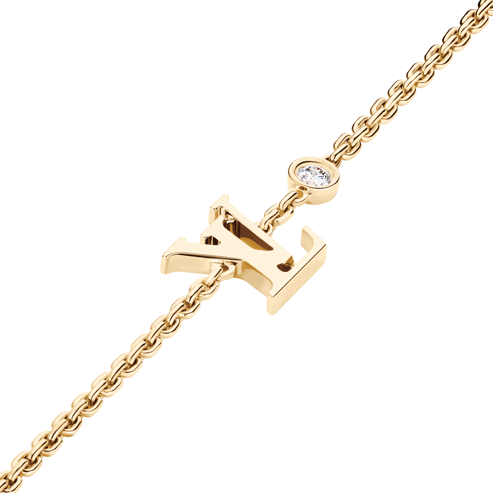 Idylle Blossom LV Bracelet, Yellow gold and diamond  in Jewellery