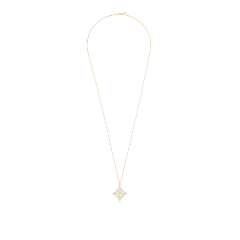 Idylle Blossom Medallion, Yellow Gold and Diamonds in Jewellery's Categories All Fine Jewellery collections by Louis Vuitton (Product zoom)