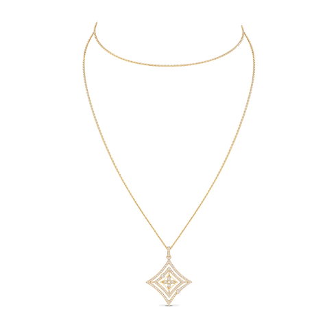 Idylle Blossom Medallion, Yellow Gold and Diamonds in Jewellery's Categories All Fine Jewellery collections by Louis Vuitton (Product zoom)