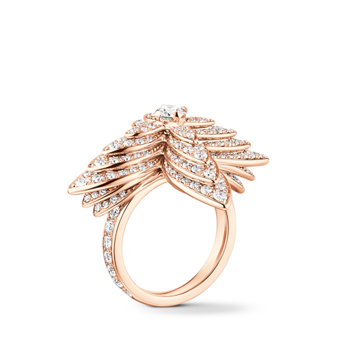 Idylle Blossom Ring, Rose Gold and Diamonds in Les Extraordinaires's Jewellery Rings collections by Louis Vuitton (Product zoom)