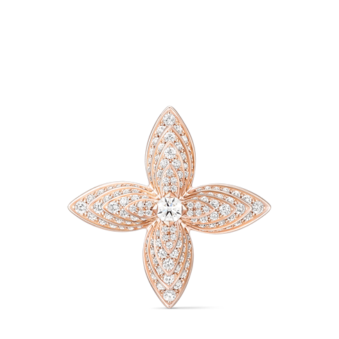 Idylle Blossom Ring, Rose Gold and Diamonds in Les Extraordinaires's Jewellery Rings collections by Louis Vuitton (Product zoom)