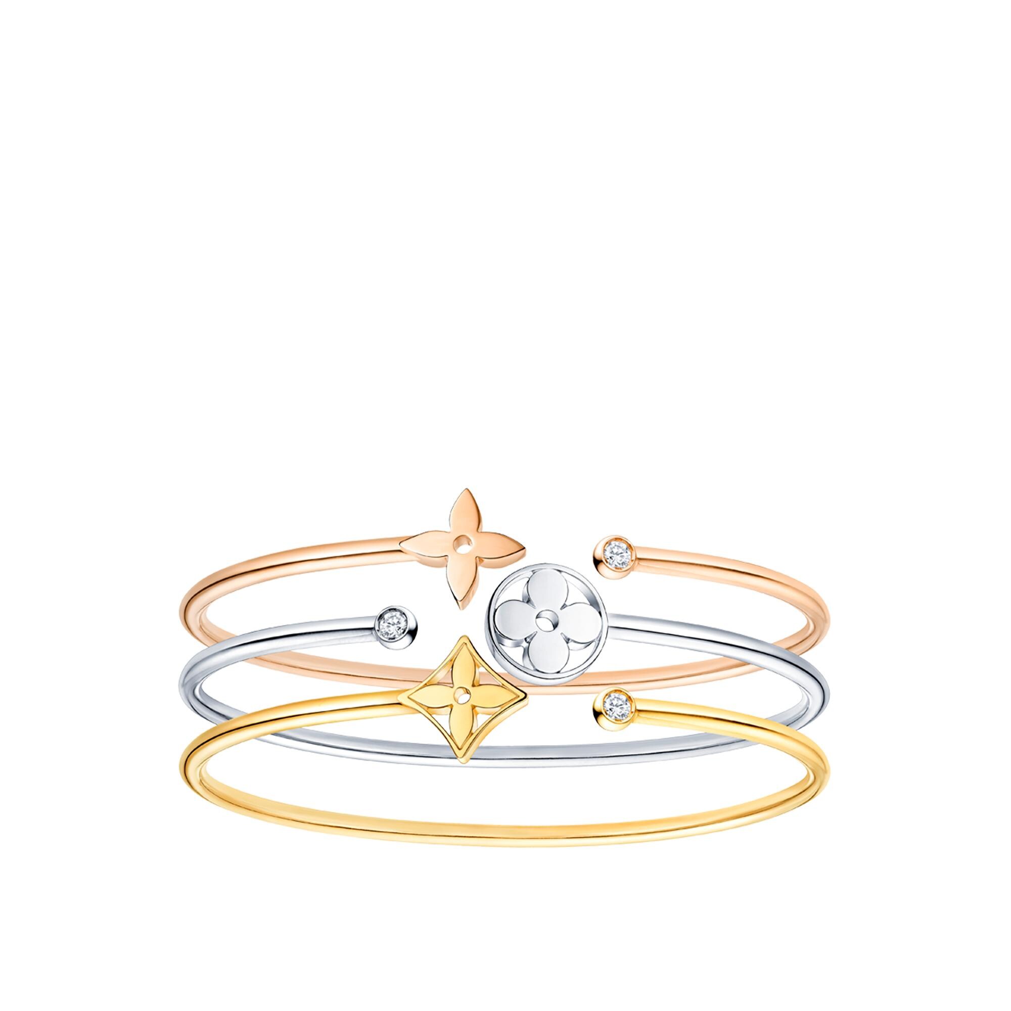 Idylle Blossom Twist Bracelet, Pink Gold  in Jewellery