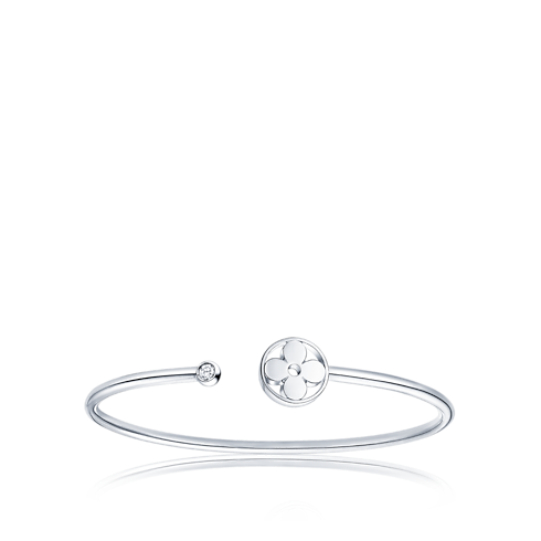 Idylle Blossom Twist Bracelet, White Gold in Jewellery's Categories All Fine Jewellery collections by Louis Vuitton (Product zoom)