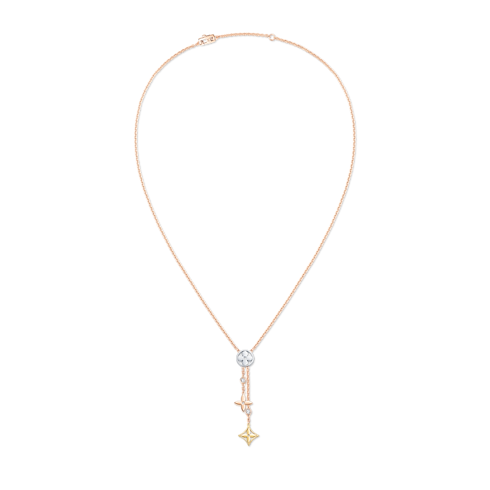 Idylle Blossom Y Pendant, 3 Golds And Diamonds in Jewellery's Categories All Fine Jewellery collections by Louis Vuitton (Product zoom)