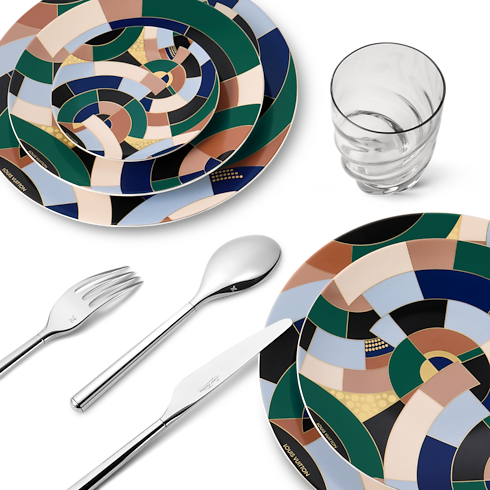 Illusion Set of 2 Dinner Plates in Trunks, Travel and Home's Home and Art of Dining Art of Dining collections by Louis Vuitton (Product zoom)