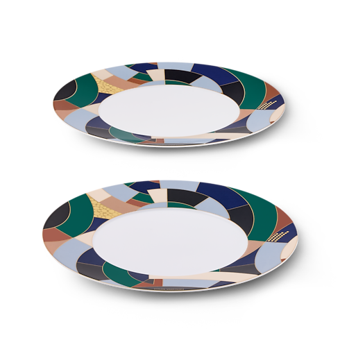 Illusion Set of 2 Dinner Plates in Trunks, Travel and Home's Home and Art of Dining Art of Dining collections by Louis Vuitton (Product zoom)