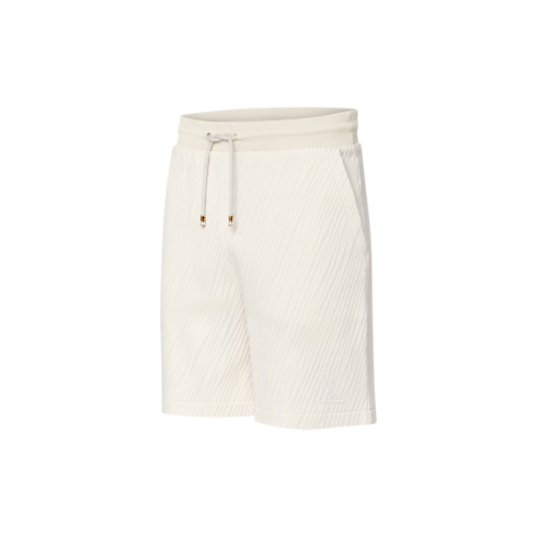 Jacquard Cotton-Blend Jersey Shorts in Men's Ready-to-Wear Trousers collections by Louis Vuitton (Product zoom)