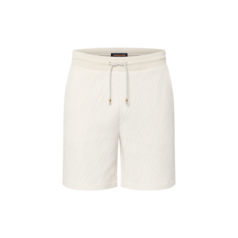 Jacquard Cotton-Blend Jersey Shorts in Men's Ready-to-Wear Trousers collections by Louis Vuitton (Product zoom)