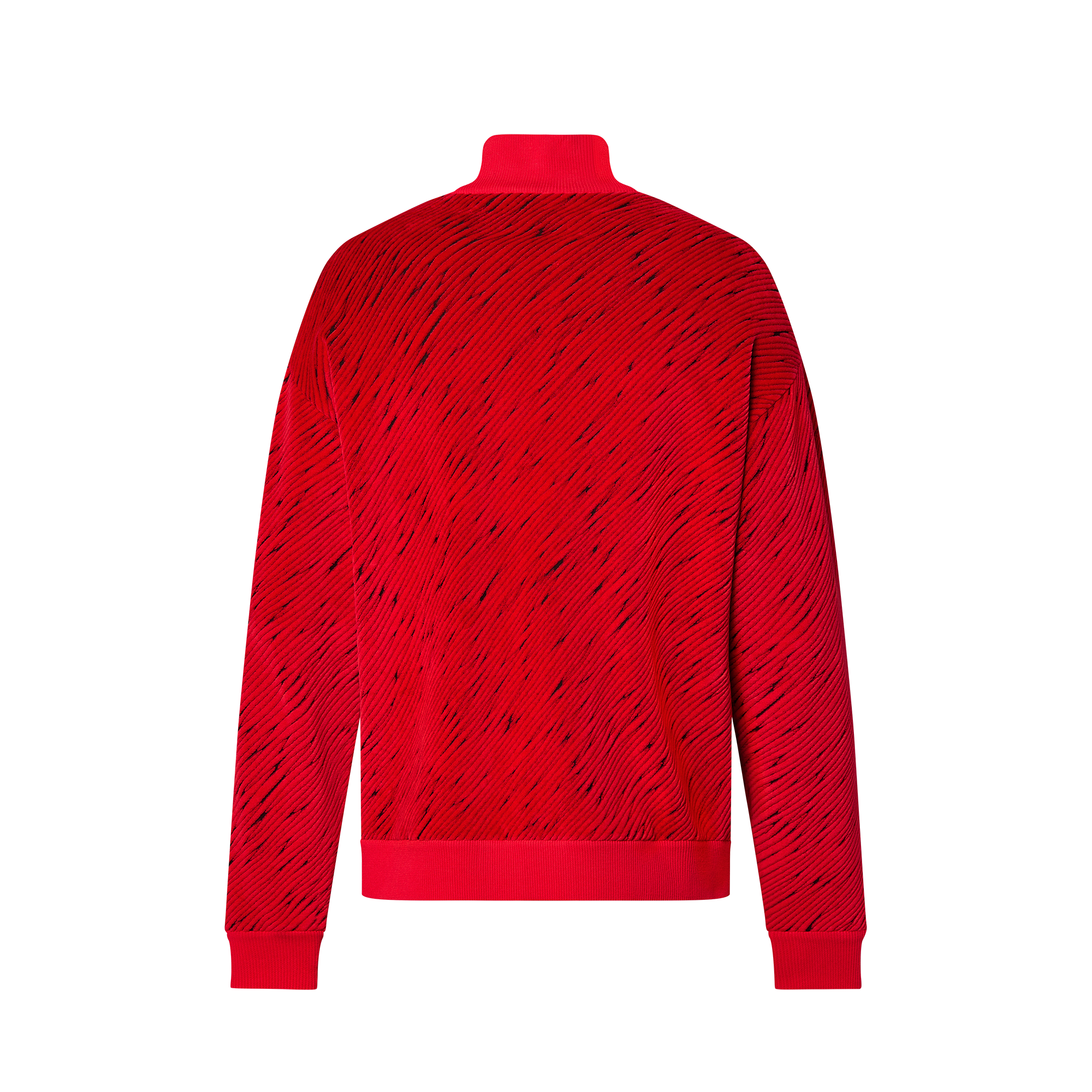 Jacquard Cotton Velvet Tracktop  in Men