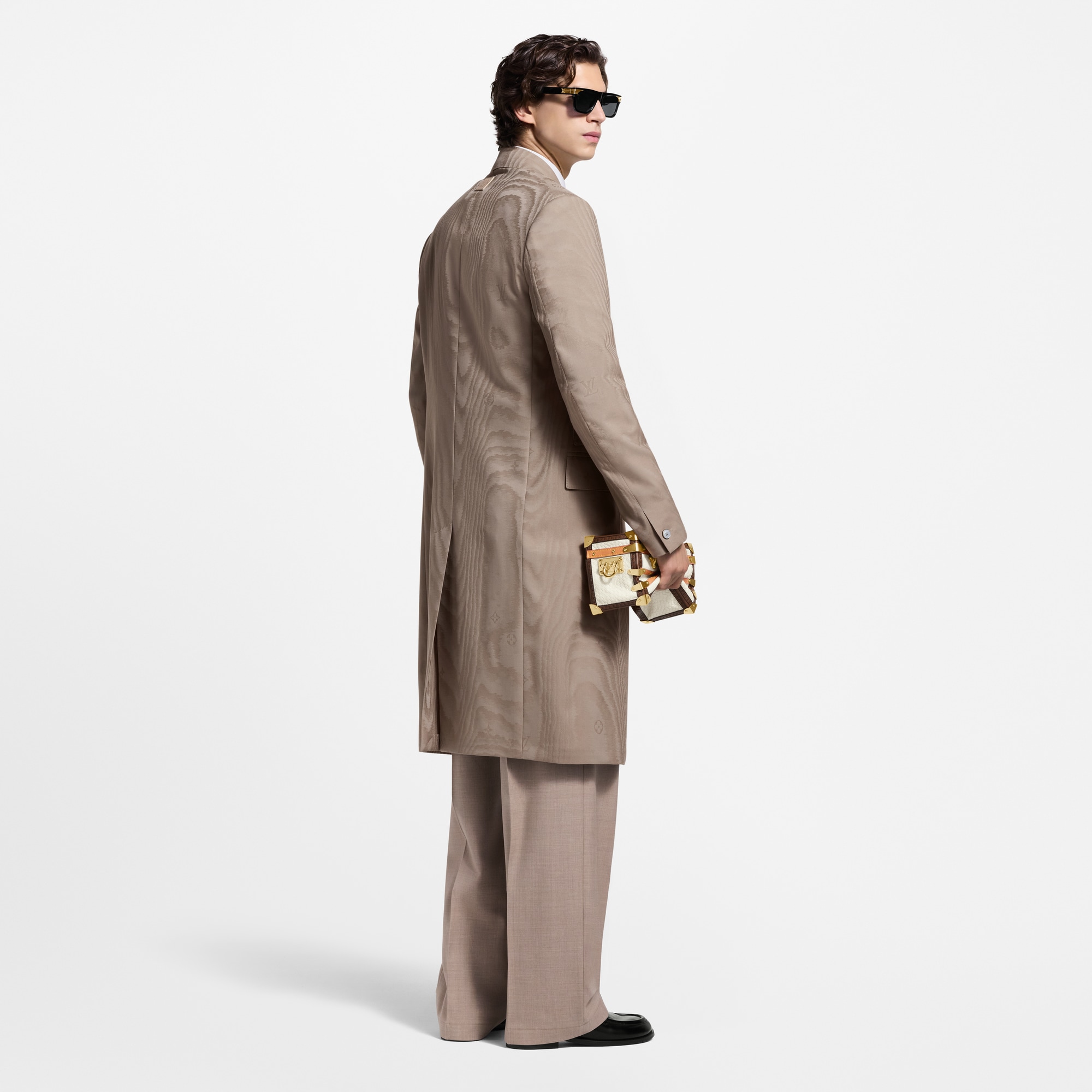 Jacquard Unlined Coat  in Men