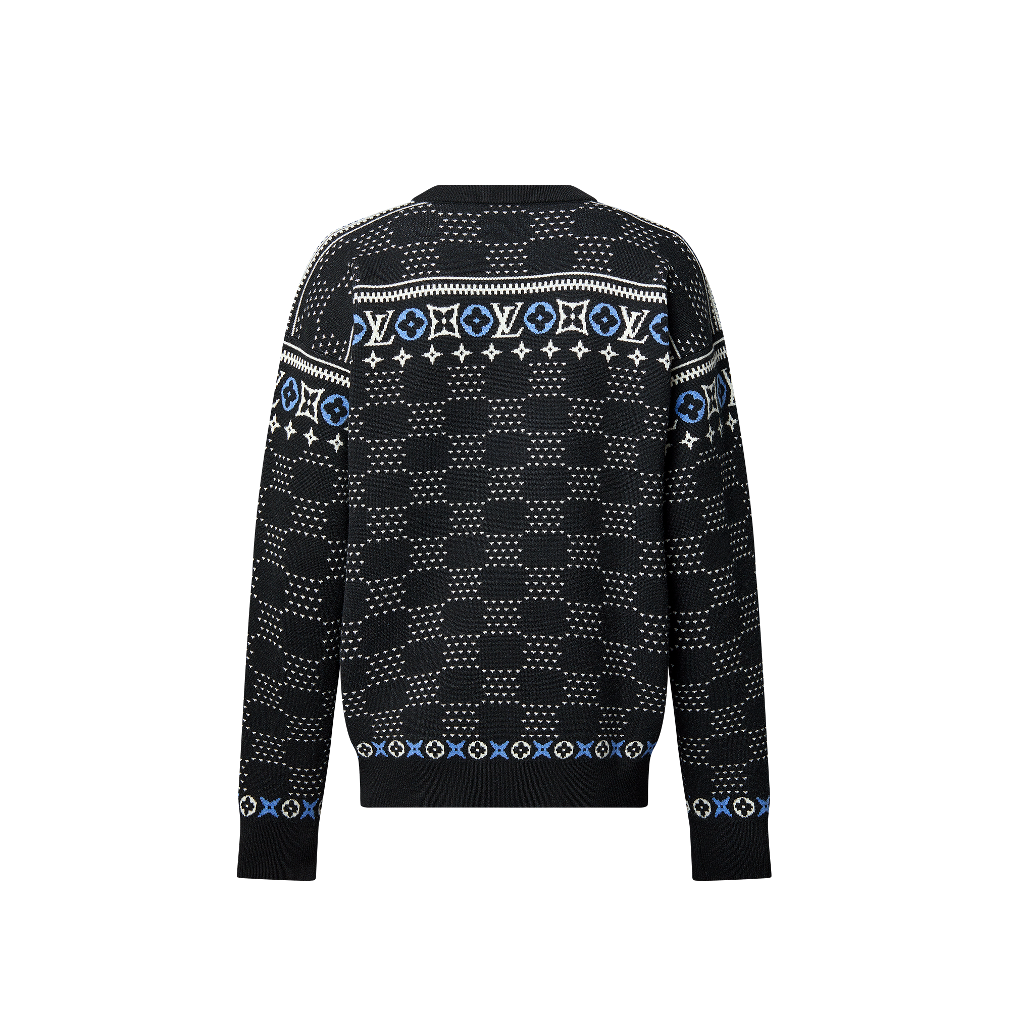 Jacquard Wool Pullover  in New