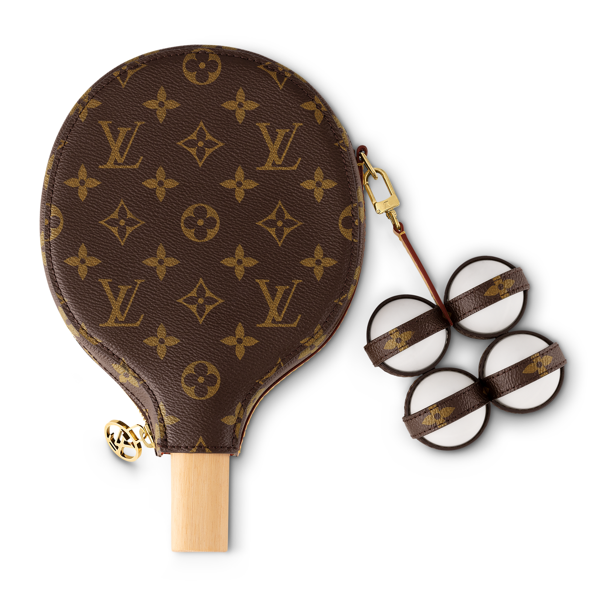 James Ping Pong Set Monogram Canvas in Trunks, Travel and Home