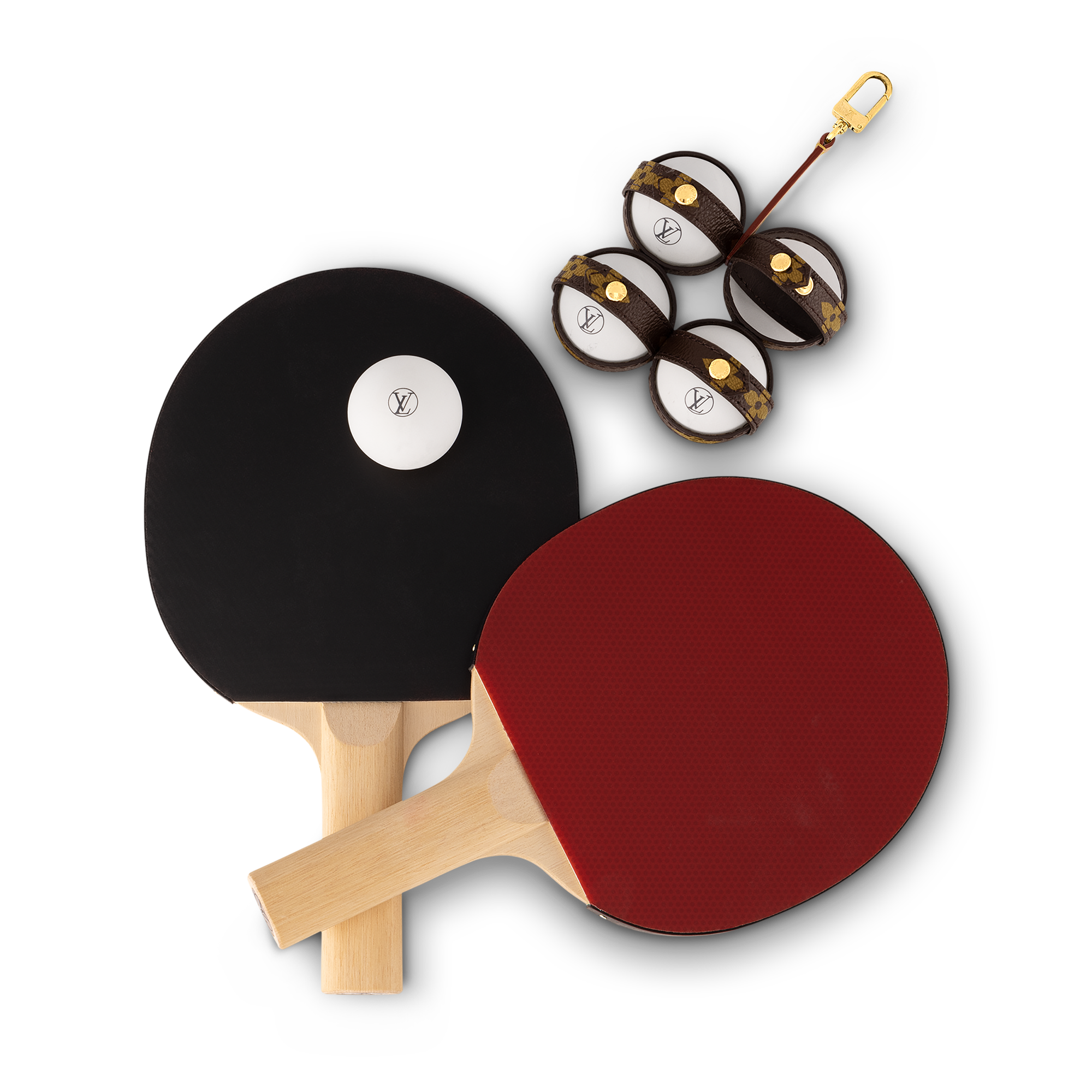 James Ping Pong Set Monogram Canvas in Trunks, Travel and Home