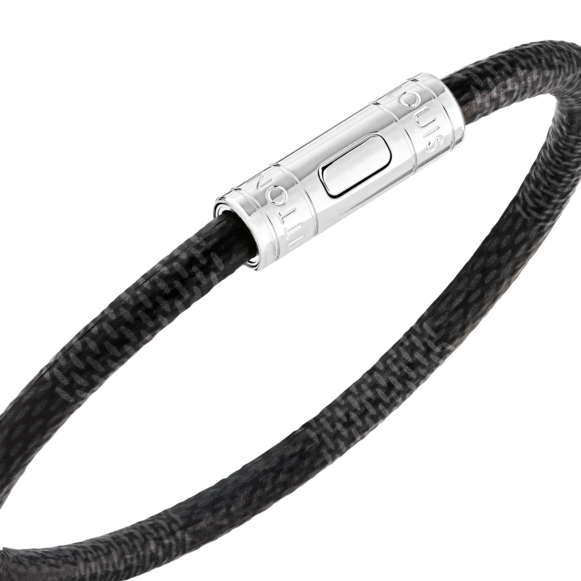Keep It Bracelet Damier Graphite Canvas in Men