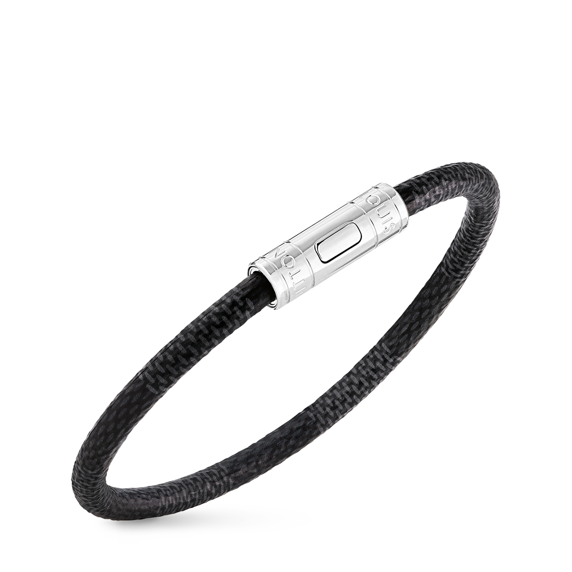 Keep It Bracelet Damier Graphite Canvas in Men