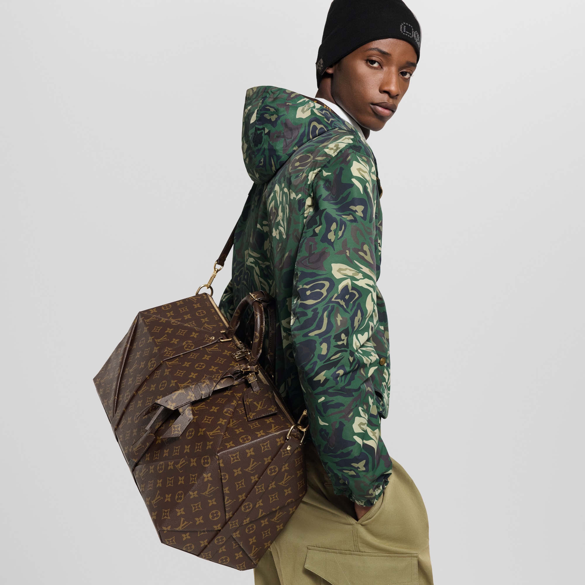 Keepall 50 Autres Cuirs Monogram in Men