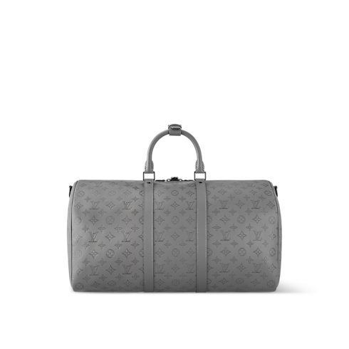 Keepall 50B Bag Monogram Shadow Leather in Men's Discontinued Product Obs 11 collections by Louis Vuitton (Product zoom)
