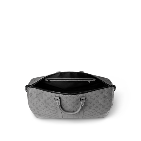 Keepall 50B Bag Monogram Shadow Leather in Men's Discontinued Product Obs 11 collections by Louis Vuitton (Product zoom)