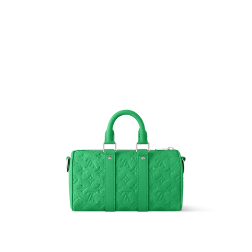 Keepall Bandoulière 25 Monogram Taurillon Leather in Bags and Small Leather Goods's Men Bags LV Icons collections by Louis Vuitton (Product zoom)